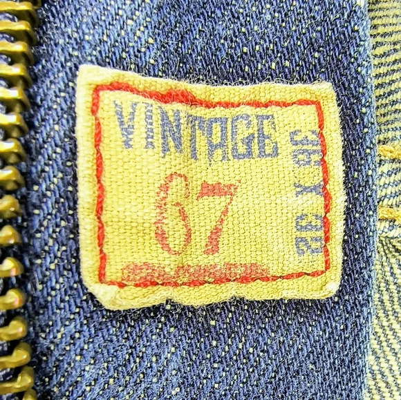 Polo Ralph Lauren Vintage 67 Men's Straight Leg Medium Wash Blue Jeans, 36X32 - Picture 11 of 12